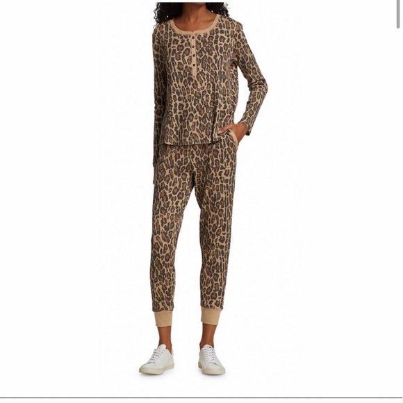 NWT Splendid 2-pc Thermal Henley Top and Bottom - Picture 1 of 6